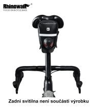 Torba rowerowa Rhinowalk - RK18558 pod siodełko czarna karbonowa