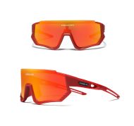 Okulary rowerowe KINGSEVEN LS910 RED / GLASS RED C09