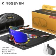 Okulary  rowerowe KINGSEVEN LS910 LIMITED EDITION / GLASS BLUE C02