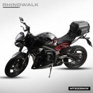 Torba motocyklowa Rhinowalk - na siedzenie pasażera MT2335 black carbon